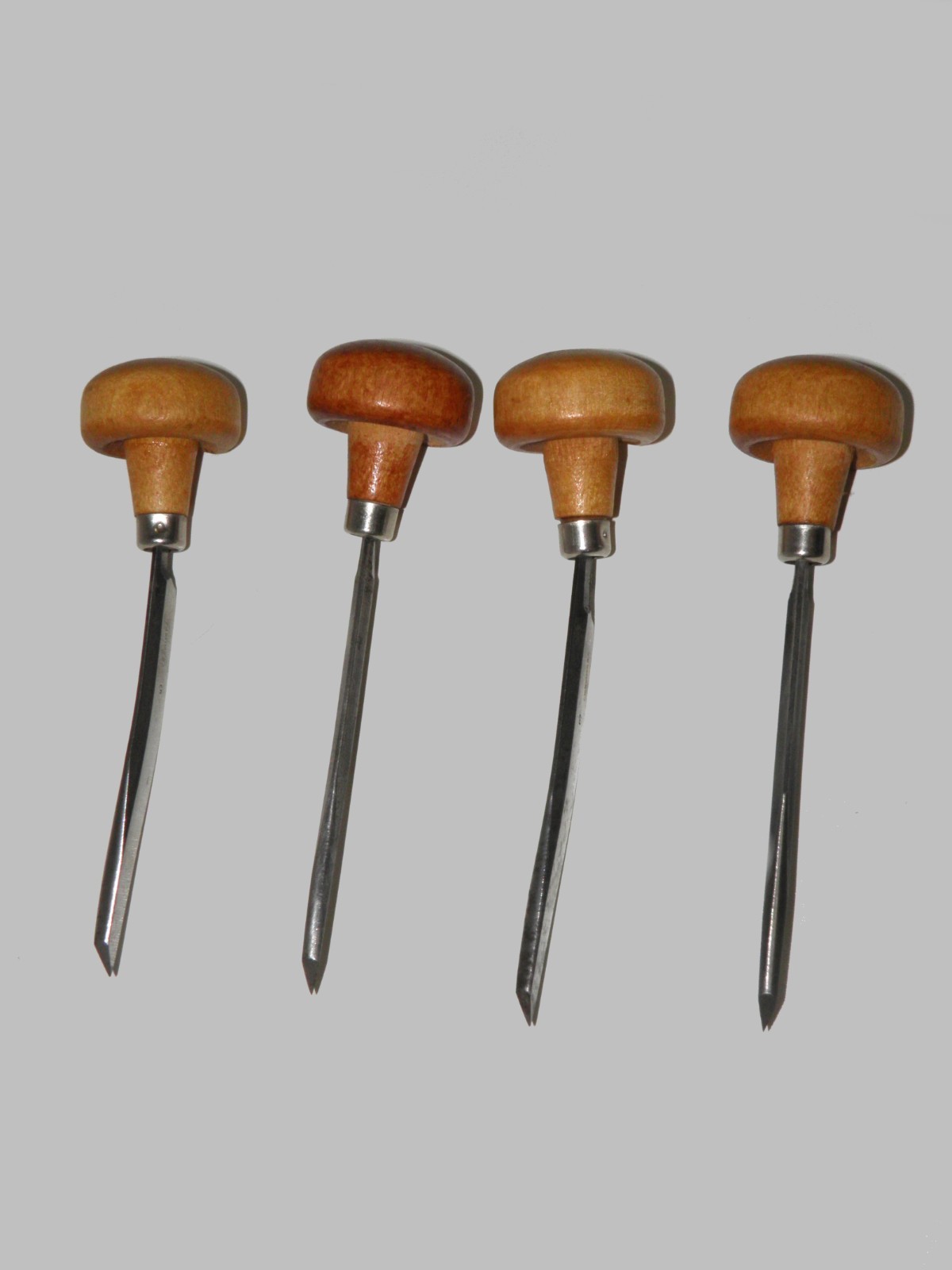 Vintage E.C. Muller NY Knife Hand Gravers (No’s. 2, 3, 4, 5) Jeweler Tools
