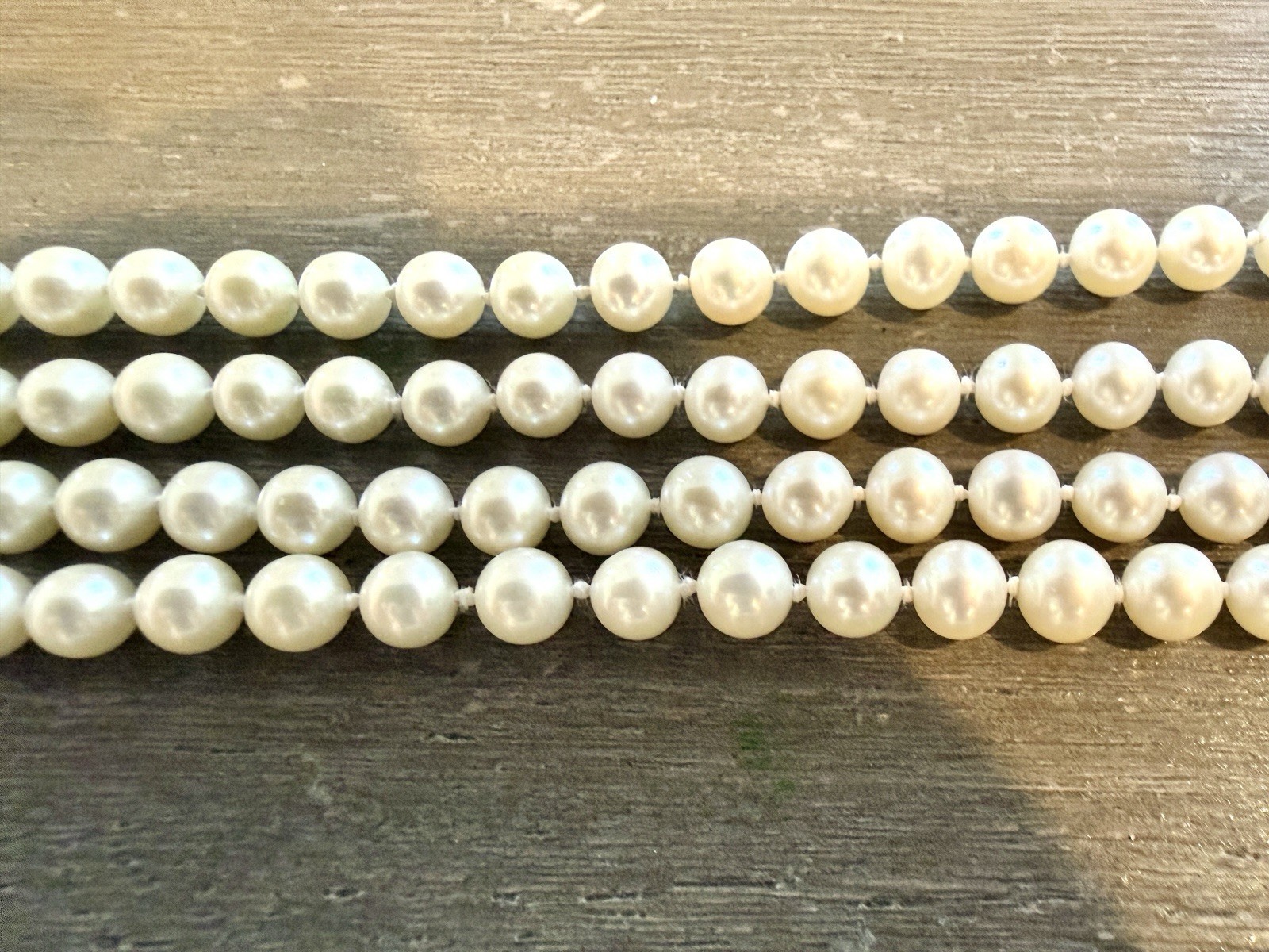Pearl Paradise Necklace Strand 6.5-7.0mm 28” Length 14K Solid Yellow Gold Clasp