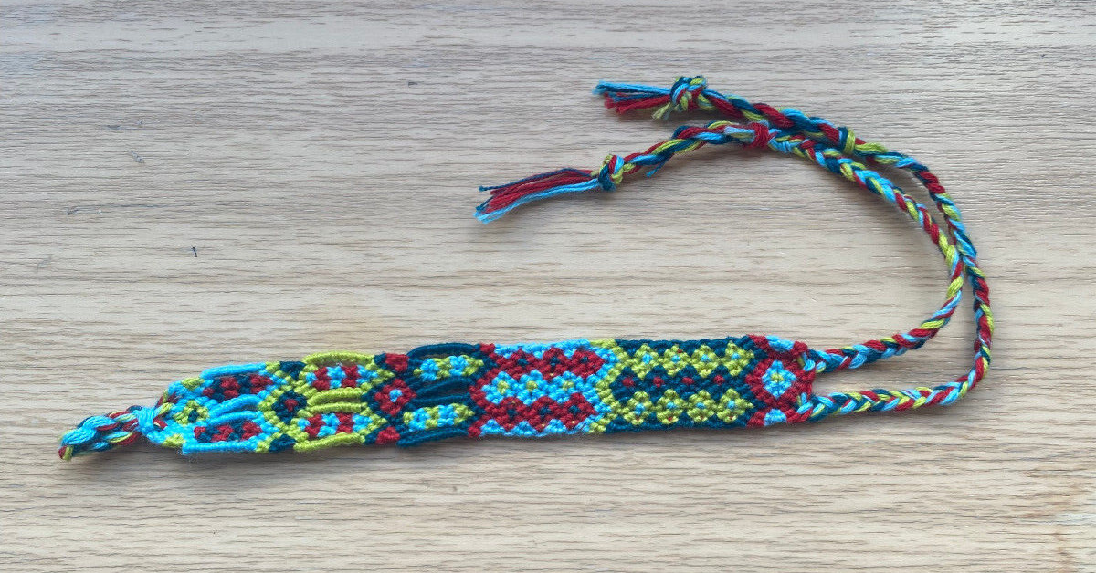 WIDE UNISEX WOVEN FRIENDSHIP BRACELETS GUATEMALA BRACELET Yellow NEW 3E Mexico