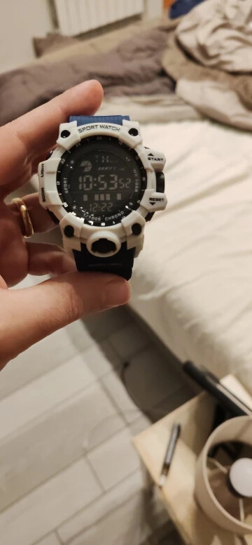 🔥 Men’s Outdoor Sport Watch ⌚ Waterproof LED Analog-Digital | Big Dial Gift 🎁.