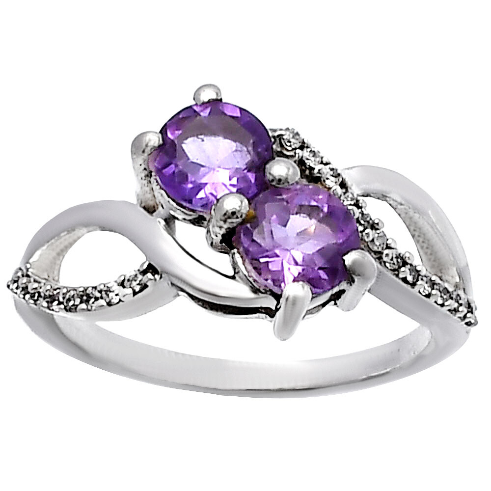 Natural Multi Stones 925 Silver Ring Size 5-8 Jewelry DGR1130 R-1033