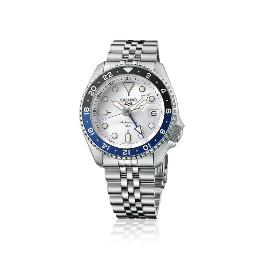 SEIKO 5 Sports SBSC017 White SKX Sports Style GMT Men’s Watch New in Box