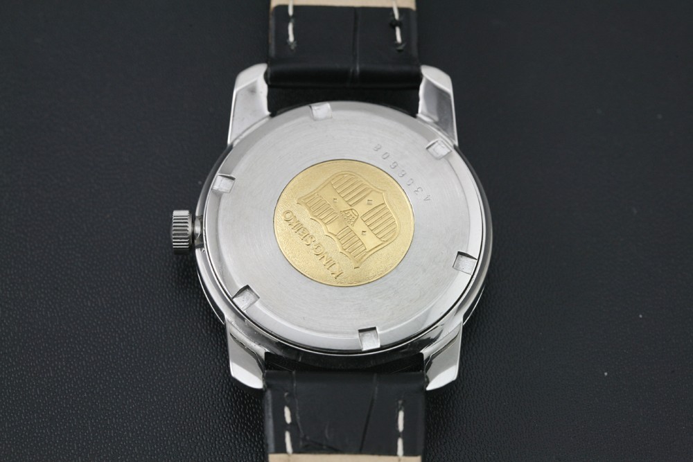 Serviced Vintage King Seiko KS 44-9990 25Jewels Manual Winding Gray Men`s Watch