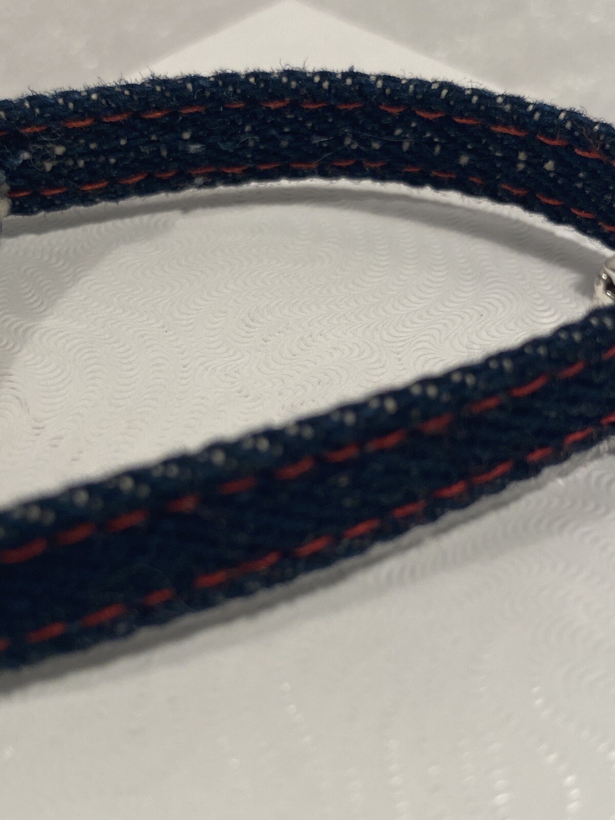 7″ Studded USA Flag Bracelet – Classic Tommy Hilfiger with Denim Strap. #5