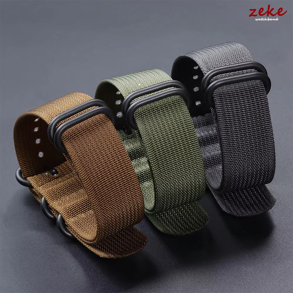 18mm 20mm 22mm 24mm Ballistic Durable Military Nylon Wrist Watch Band Strap