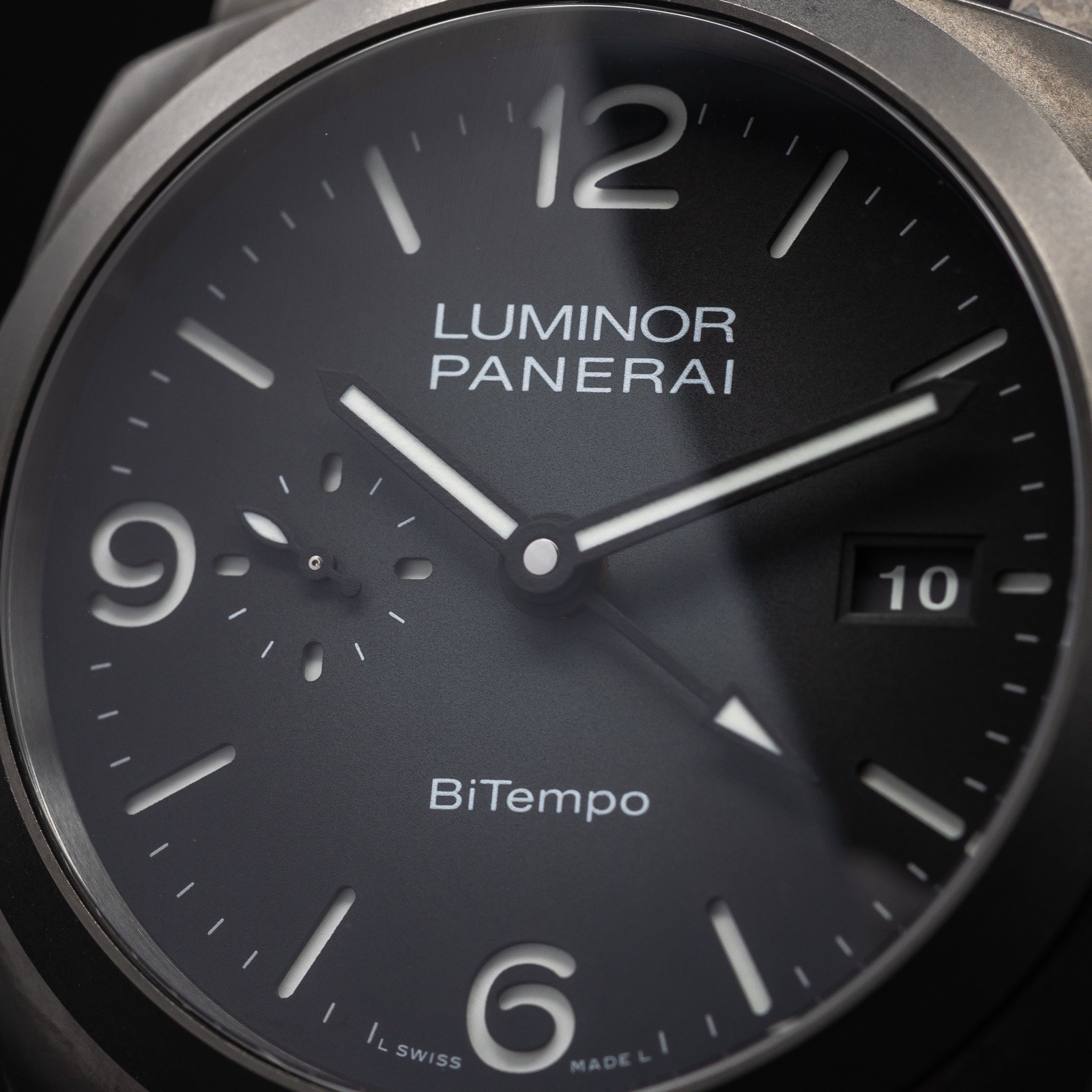 Panerai Luminor Bitempo PAM01467 NYC Boutique Ed. 44MM Black Titanium -Comp. Set