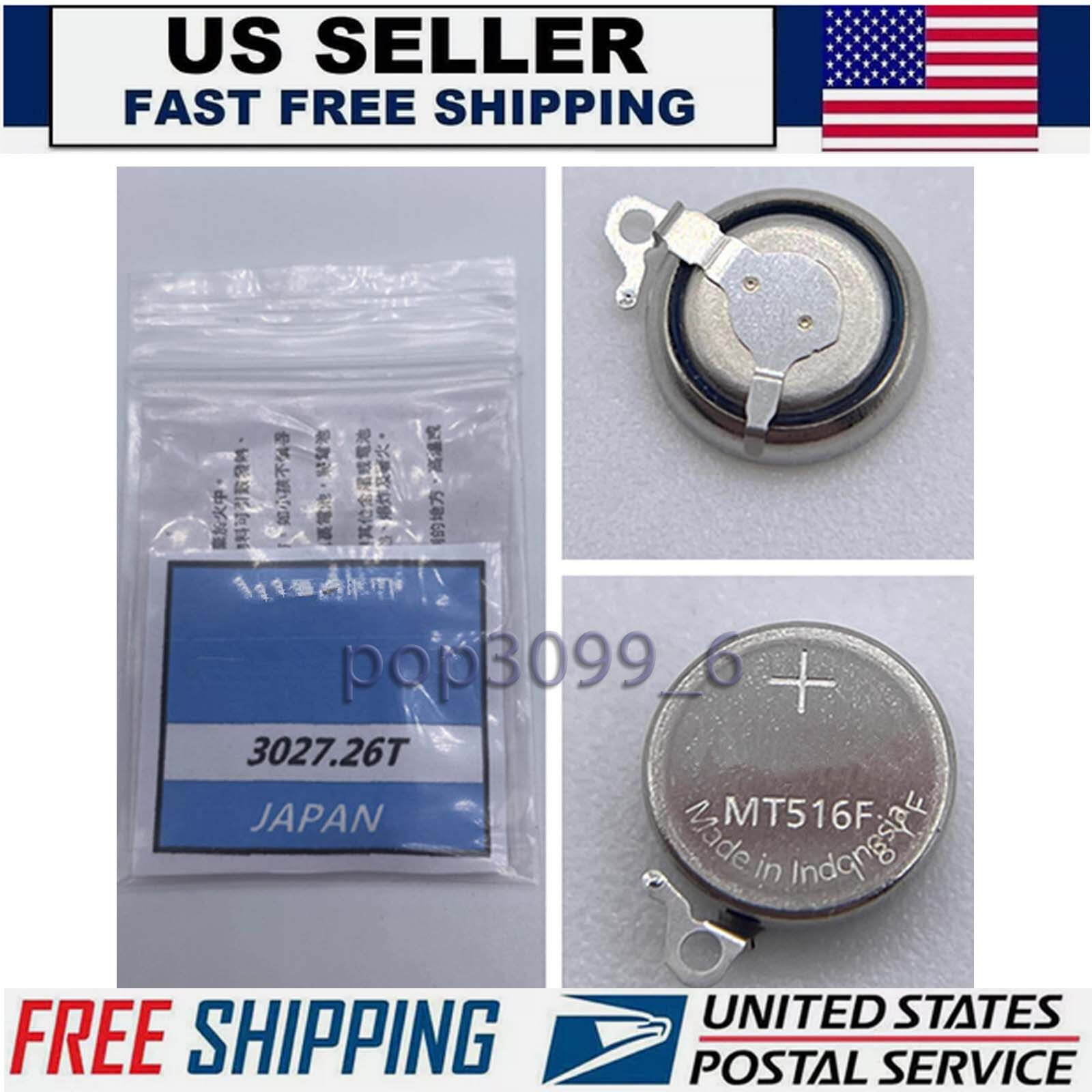 For Panasonic MT516 MT516F 3027-26T Battery Capacitor Seiko Kinetic V110 V114