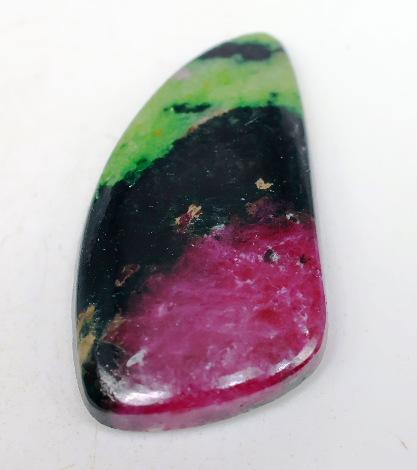 33 Ct 5X19X33 mm Natural Sapphire Ruby Zoisite Fancy Cabochon Gemstone KU-515