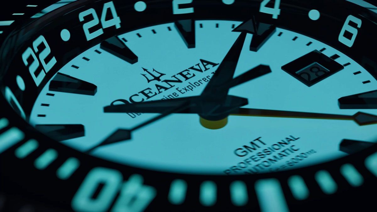 Oceaneva Deep Marine Explorer VI 6000m Titanium Blue Automatic Watch