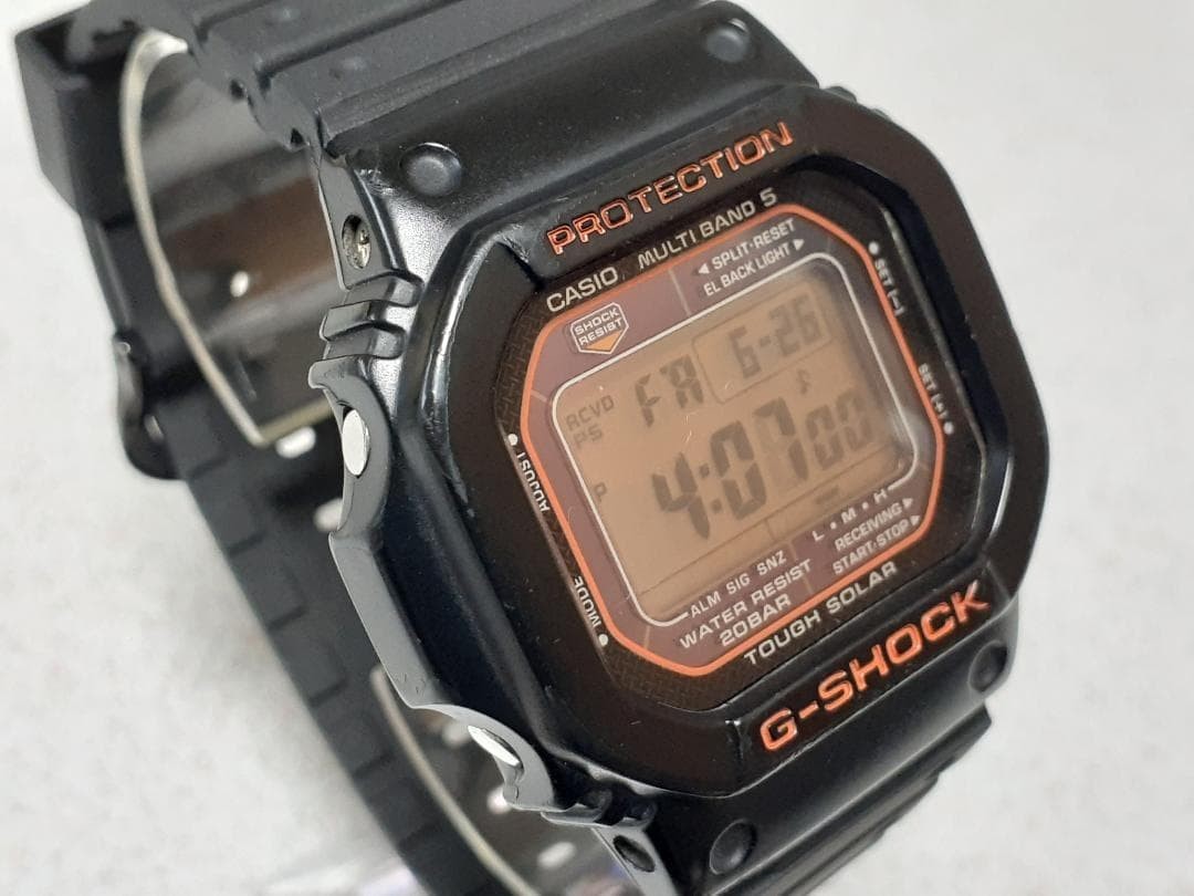 CASIO G-SHOCK GW-M5600R Rescue Orange Tough Solar Radio-Controlled Watch Custom