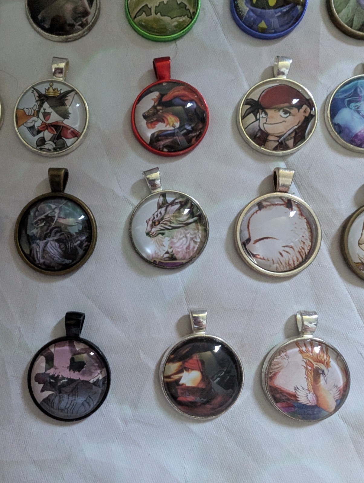 Lot of 27 Final Fantasy Handmade Pendants RPG Video Game Charms
