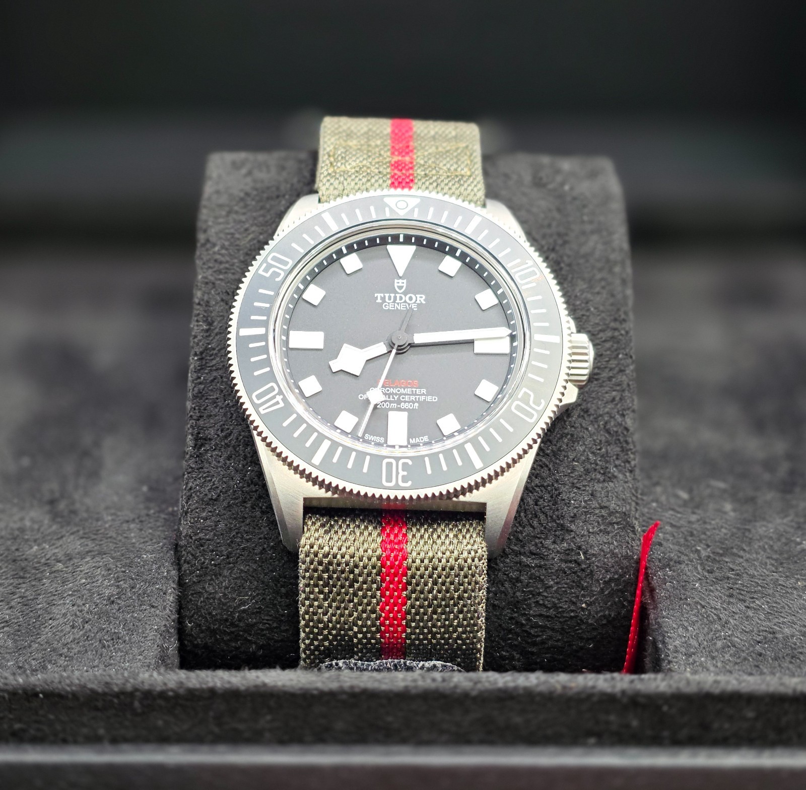 2025 TUDOR Pelagos FXD M25717N-0001 Titanium 42mm Excellent Black Dial NATO