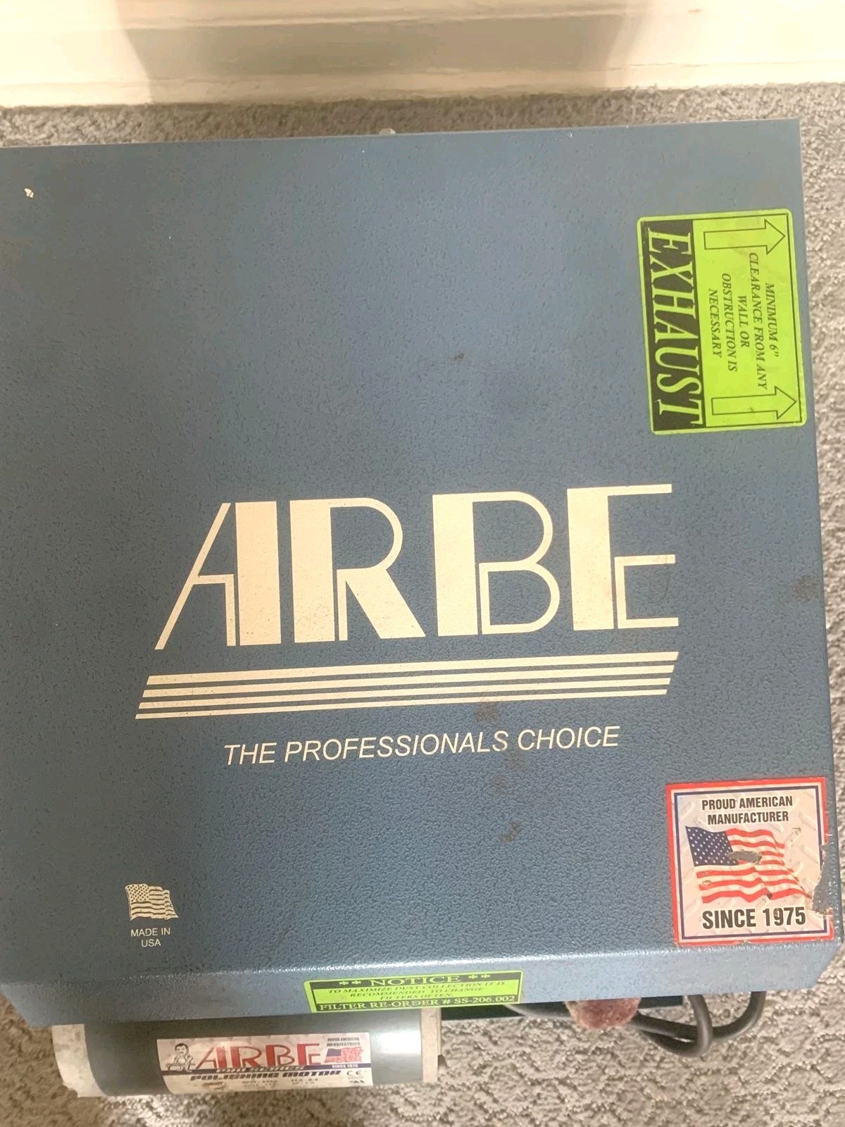 ARBE 1/3 HP Table Top Medium Dual Spindle Jewelry Polisher buffer Rpm-3450 – Fla