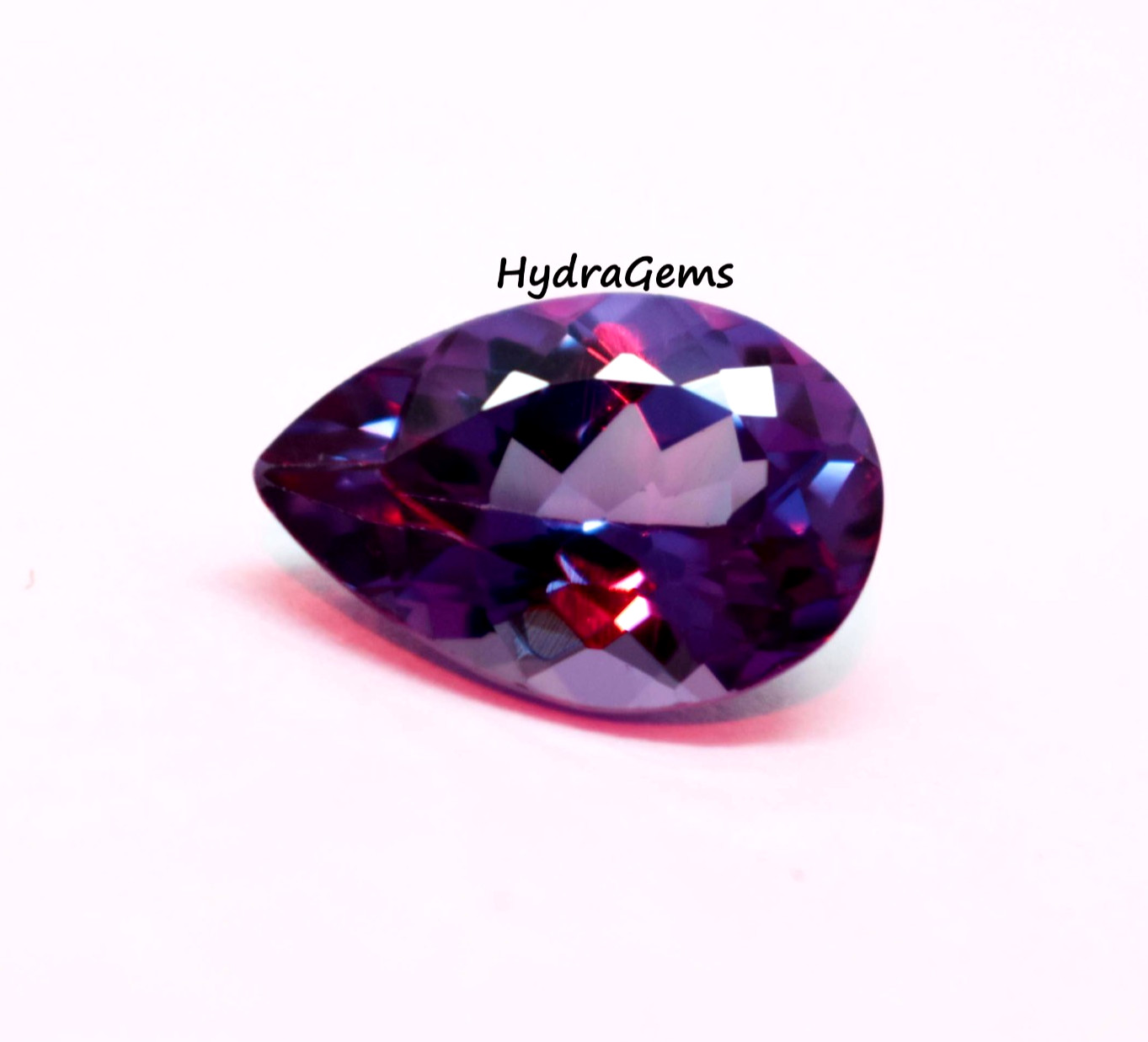 Pear Cut Russian Color Change 7.50 Ct Natural Alexandrite Flawless Collector Gem