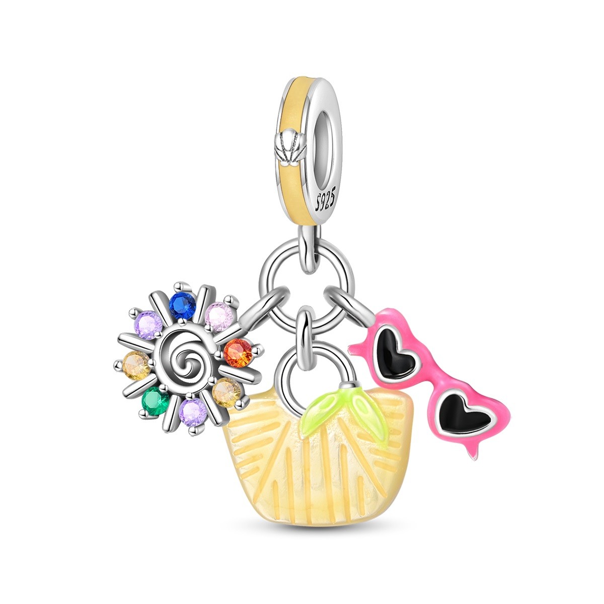 KUNSIR 16 Optional 925 Sterling Silver Charm For Bracelet Dangle DIY Charm Bead