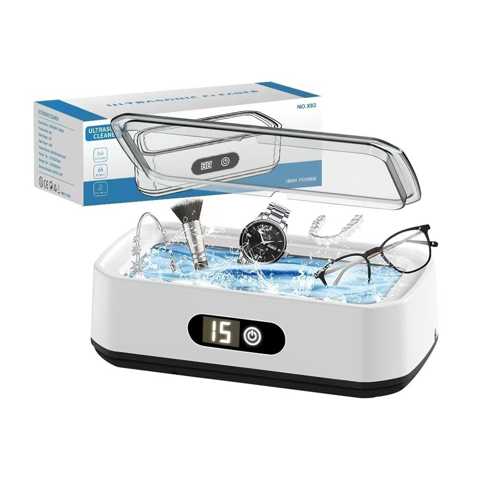 650ML Ultrasonic Cleaner with Timer Cleaning Machine Sonic Cleaner for Jewelry