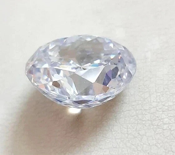 Natural 45.50 Ct+ Precious Cambodian White Zircon Round Loose Gemstone Certified