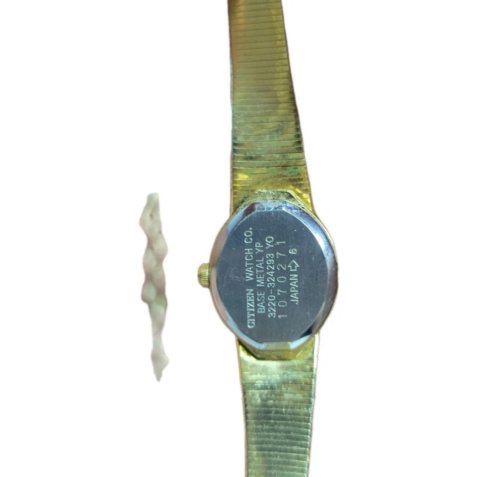 Vintage Citizen Ladies Watch 3220 Gold Plated Works