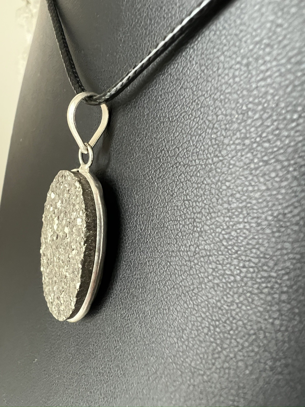 Pyrite – Druzy Pendant Necklace
