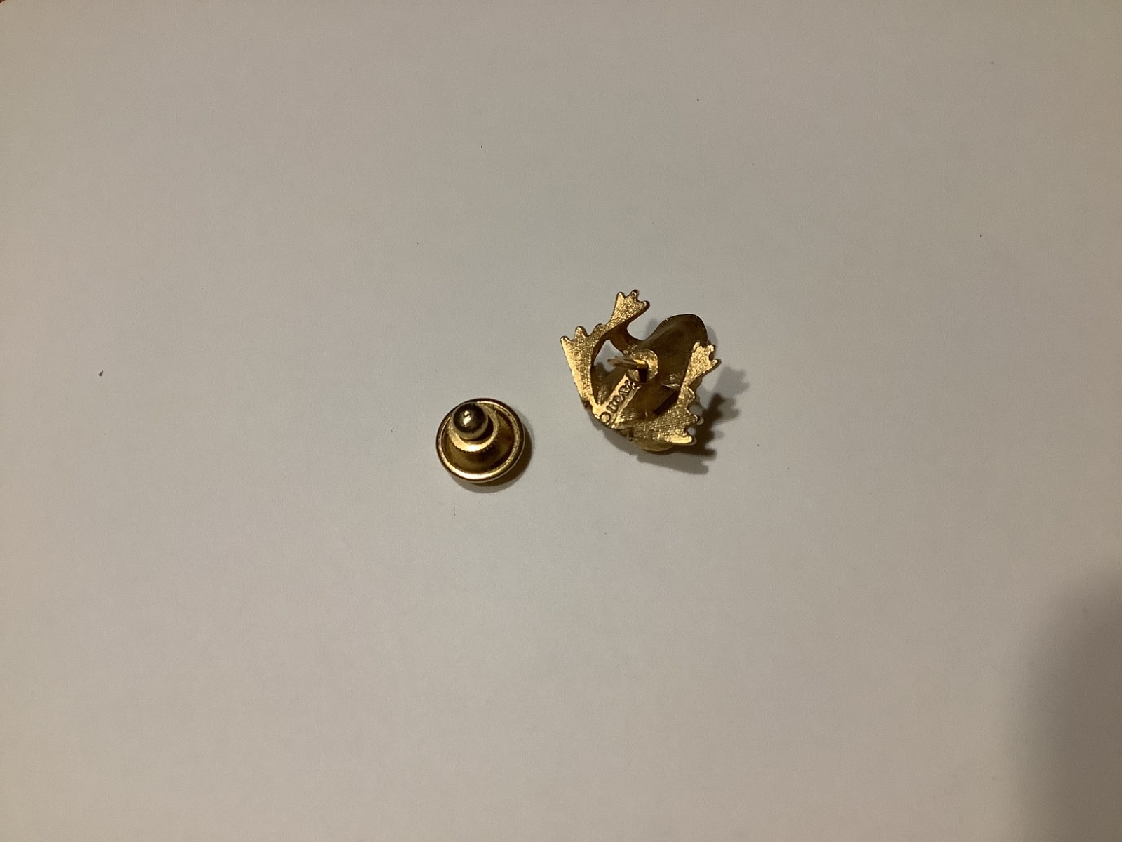 Vintage AVON Animal Lot of 3 Gold Tone Lapel Pin Mouse Frog Bunny Rabbit Brooch