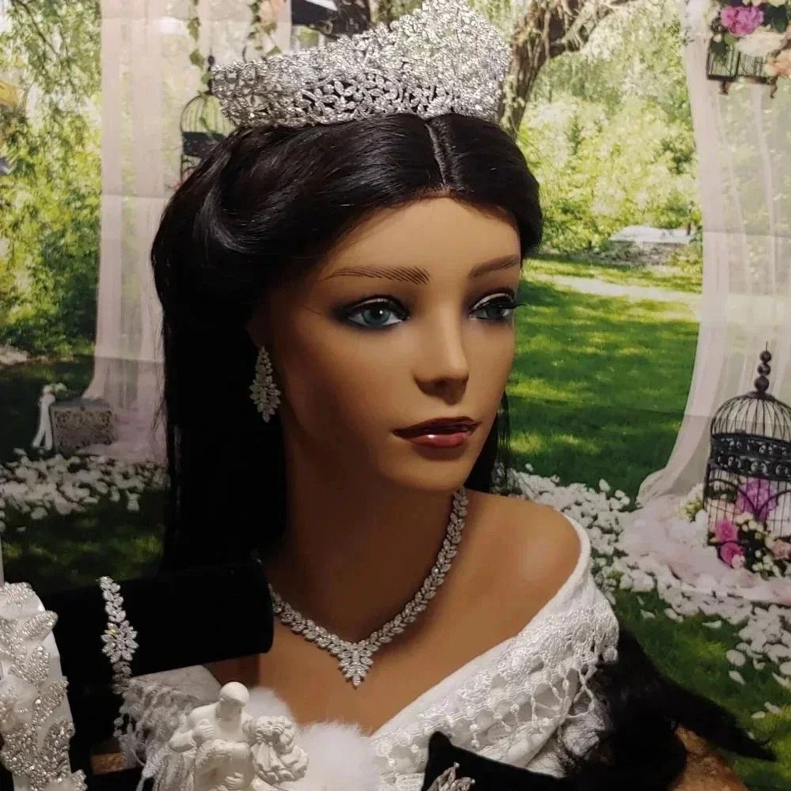 7pc Unique One-Of-A-Kind Tiara Bridal Package