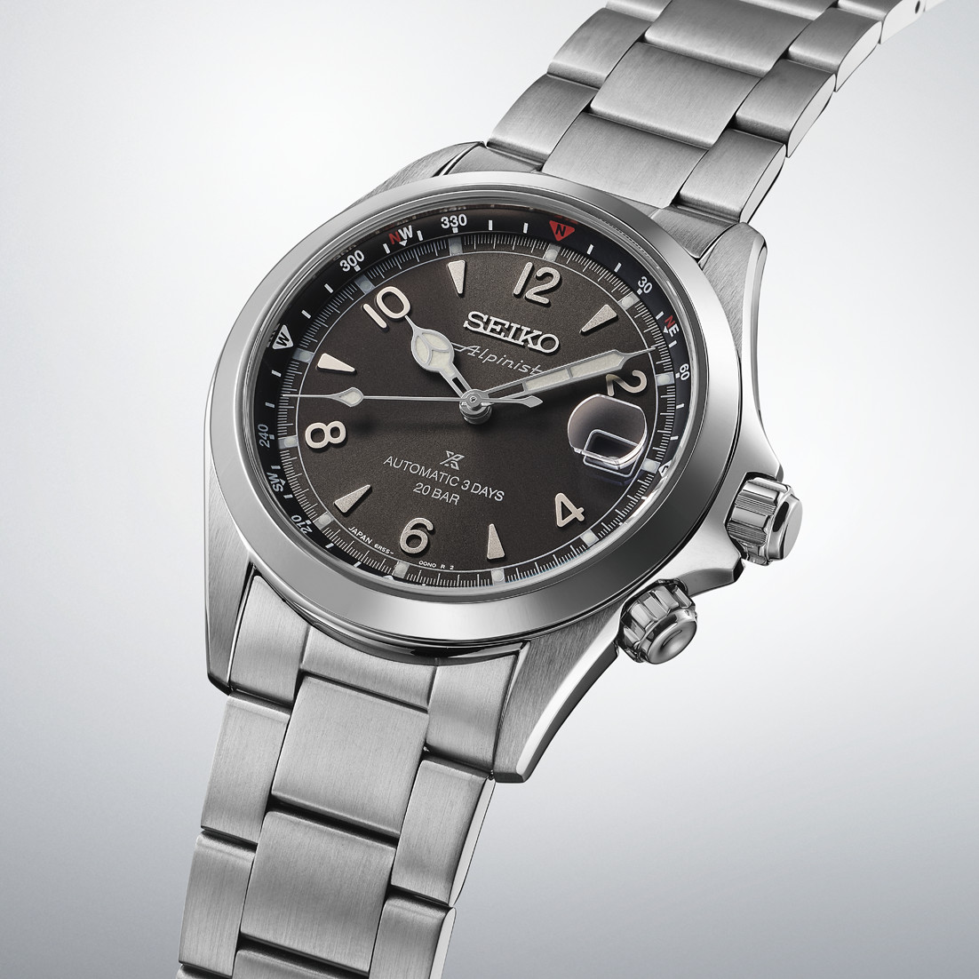 Seiko Prospex Land Alpinist Black Dial Automatic Mens Watch SPB505