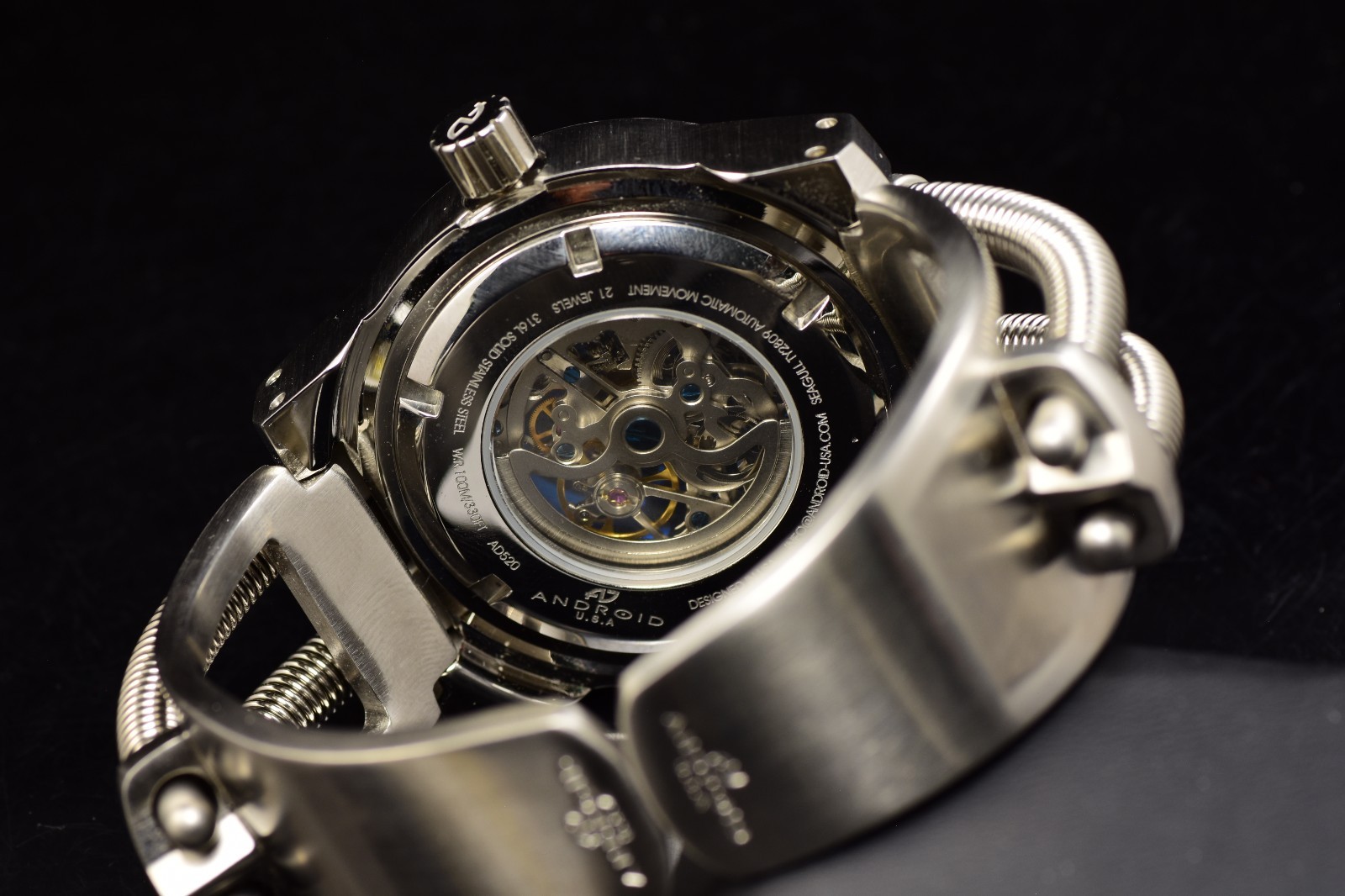 Android Men’s AD520 Hydraumatic Skeleton Automatic Watch Seagull TY2809