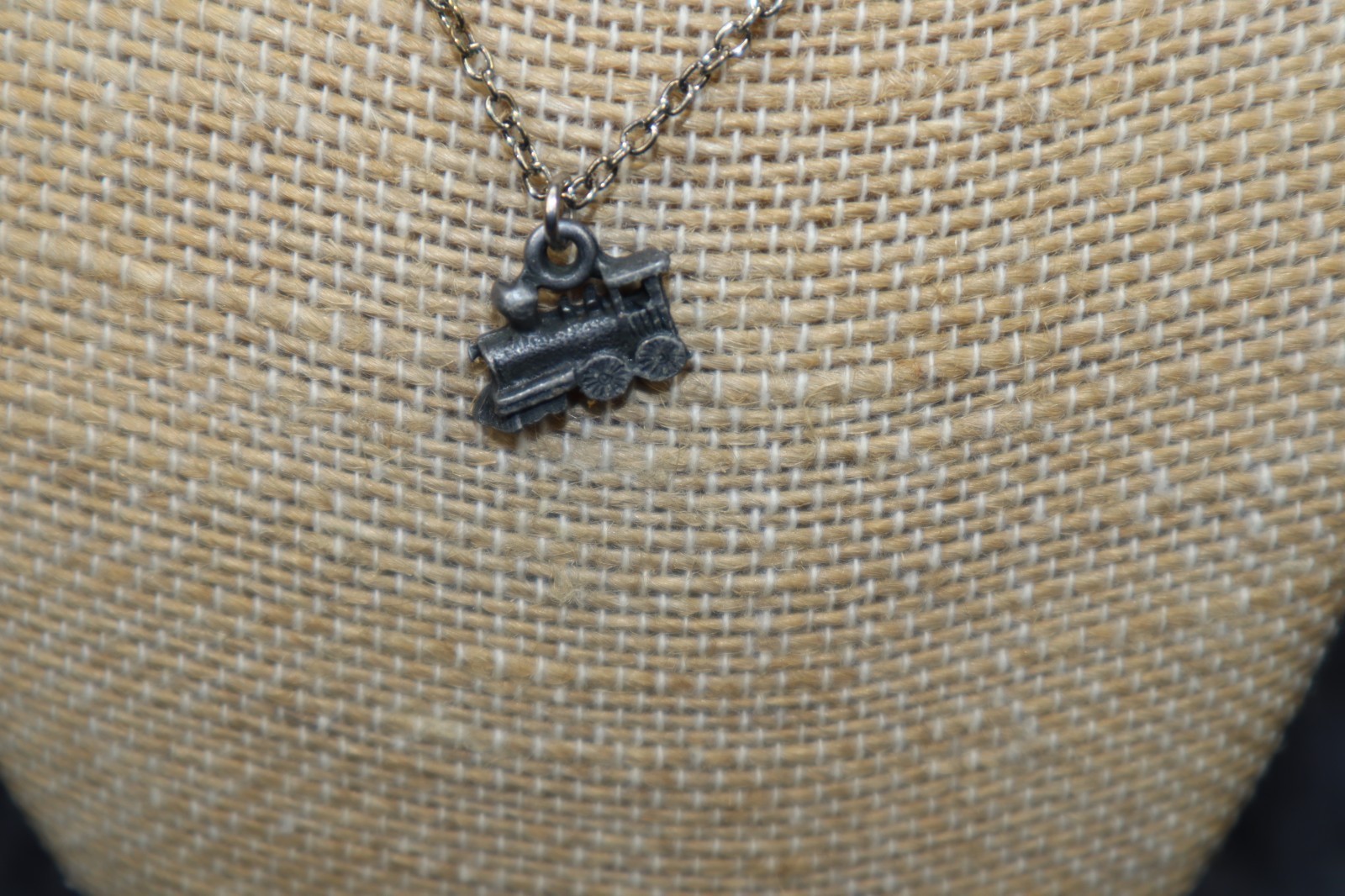 Vintage Torino Pewter Train Engine 3 in 1 Broach Earrings Necklace Trinket Box
