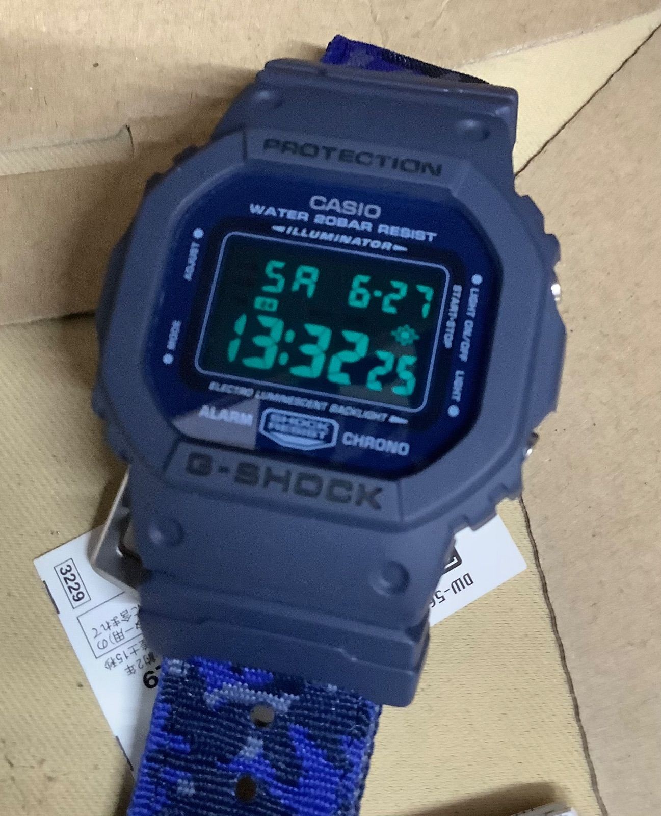G-SHOCK DW-5600LU-2JF Navy Camouflage
