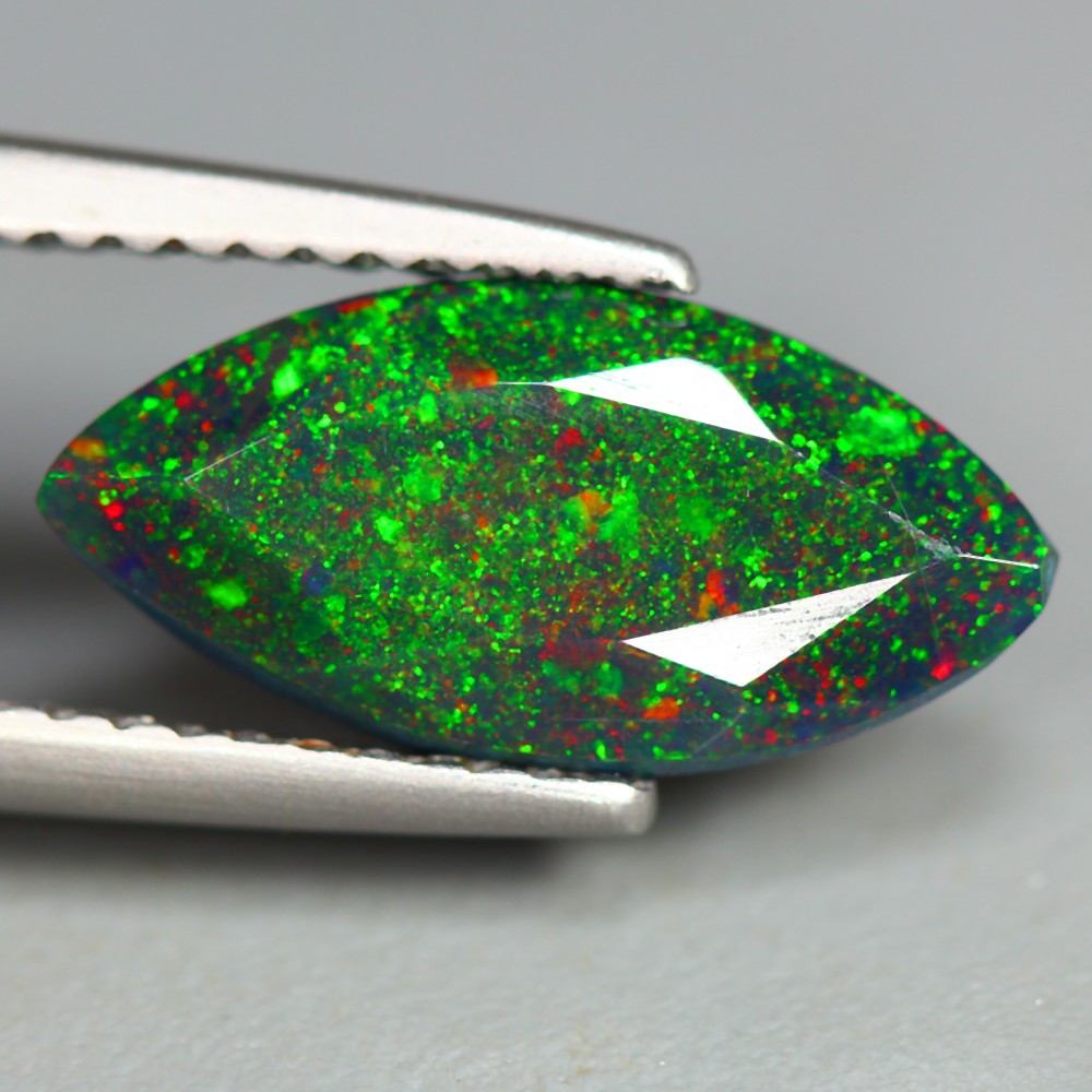 1.50 Cts_Marvelous Opal Collection_100 % Natural Top Flash Solid Black Opal