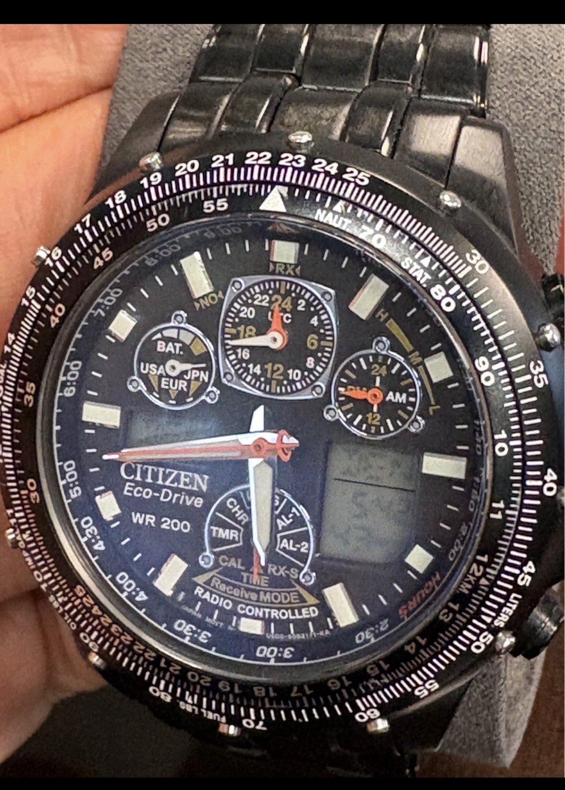 Citizen Promaster Skyhawk A-T Eco Drive Radio Controlled black EUC