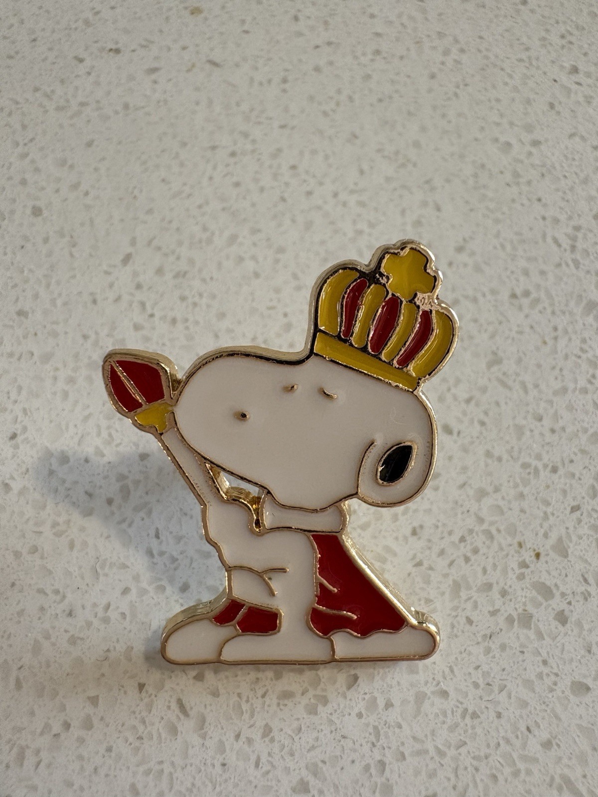 (Set Of 8) Snoopy Peanuts Brooch With Butterfly Clutch Metal Pin Back