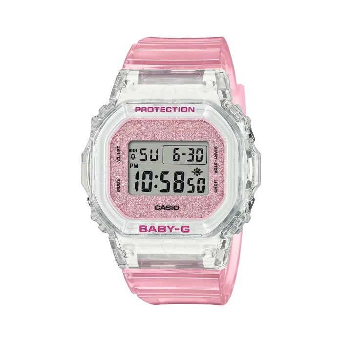 Casio BABY-G BGD-565GC-4JF Glitter Colors Skeleton Pink Digital Women’s Watch