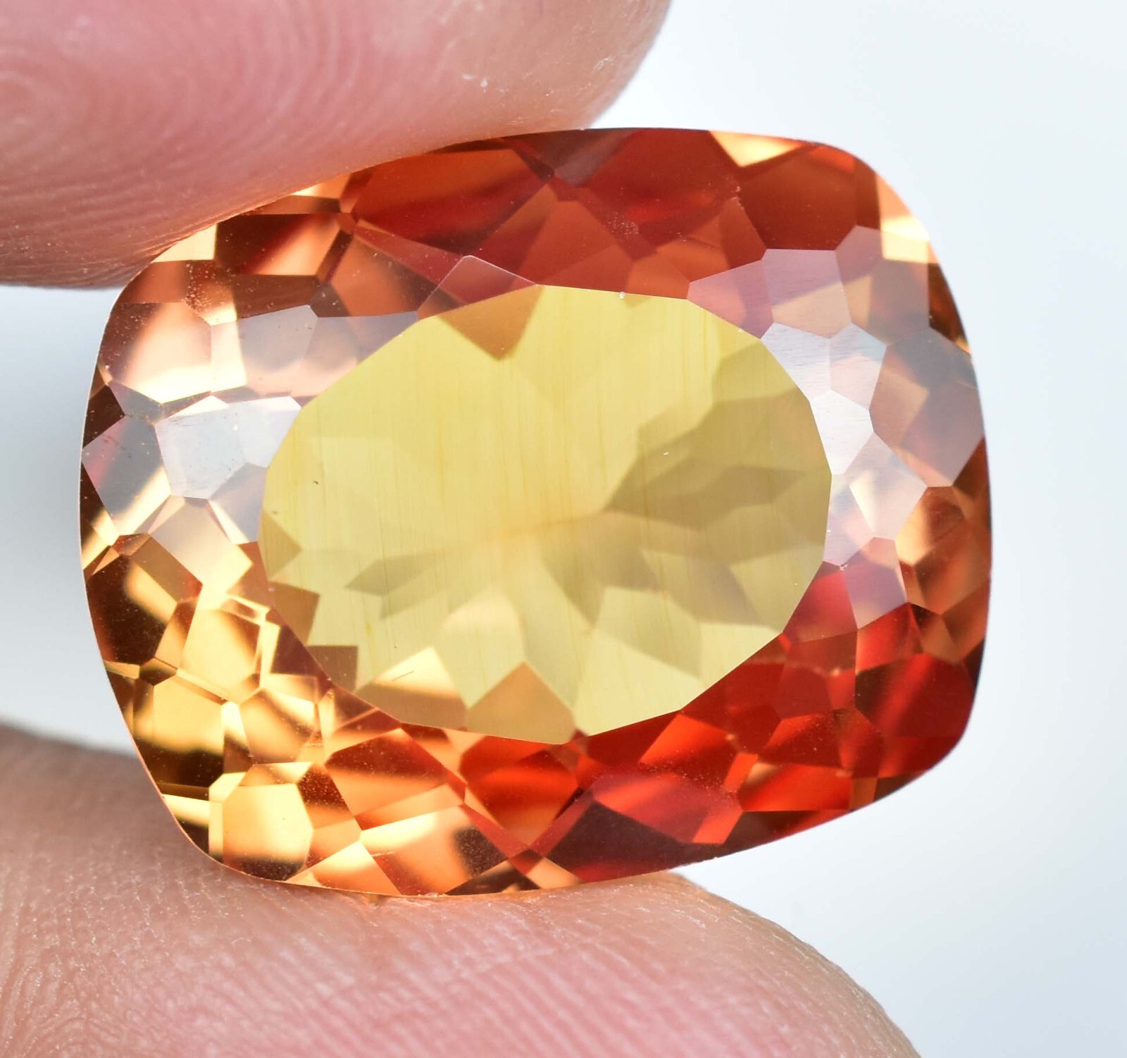 21.25 CT Natural Orange Spessartite Garnet AGL Certified Rare Loose Gemstone