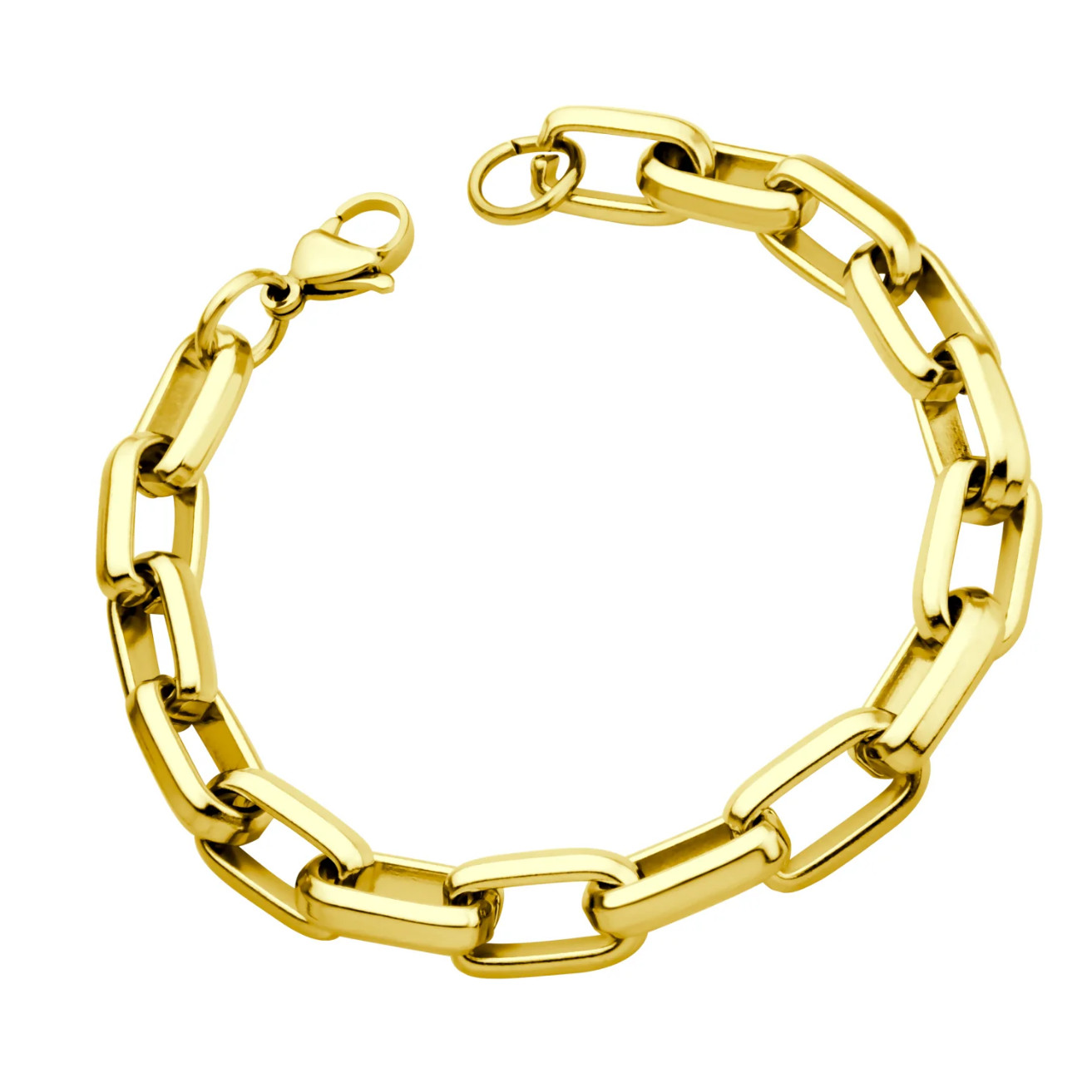 Men’s fashion stainless steel bracelet, modelMNC-BR777, size 21 CM. goodbracelet