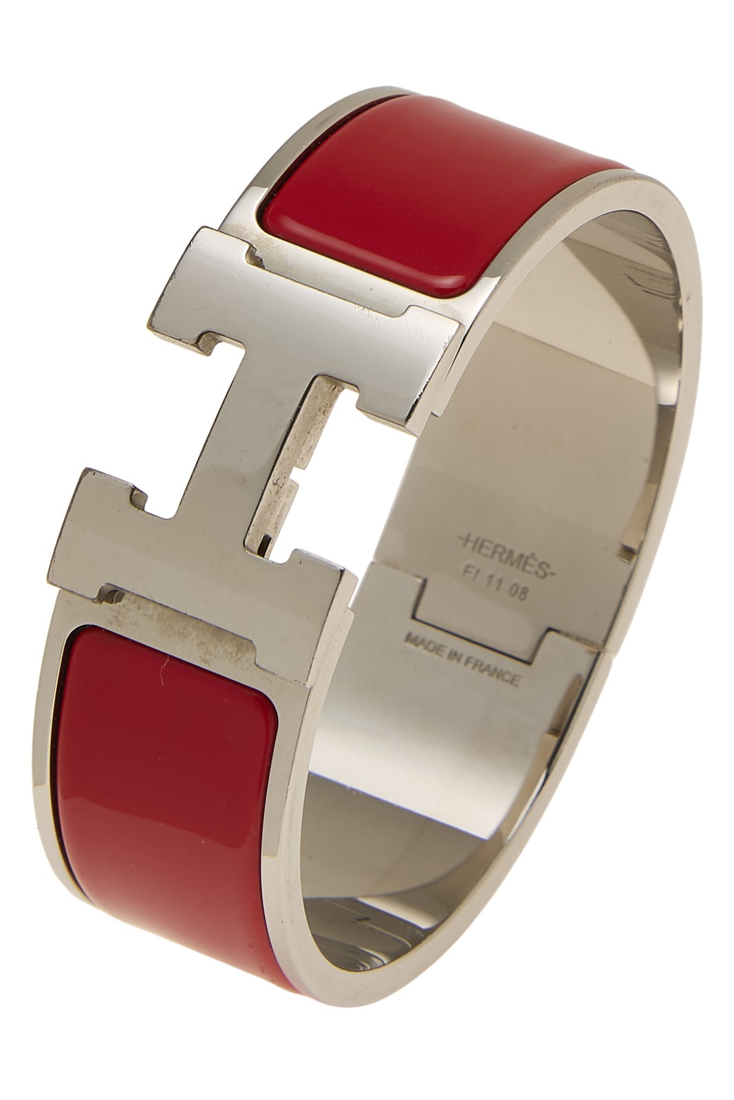 Hermès Red Clic Clac H Wide – WGACA