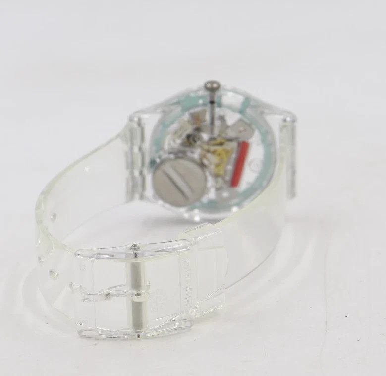 New Swiss Swatch Originals CLEARLY GENT Watch 34mm SO28K100-S06