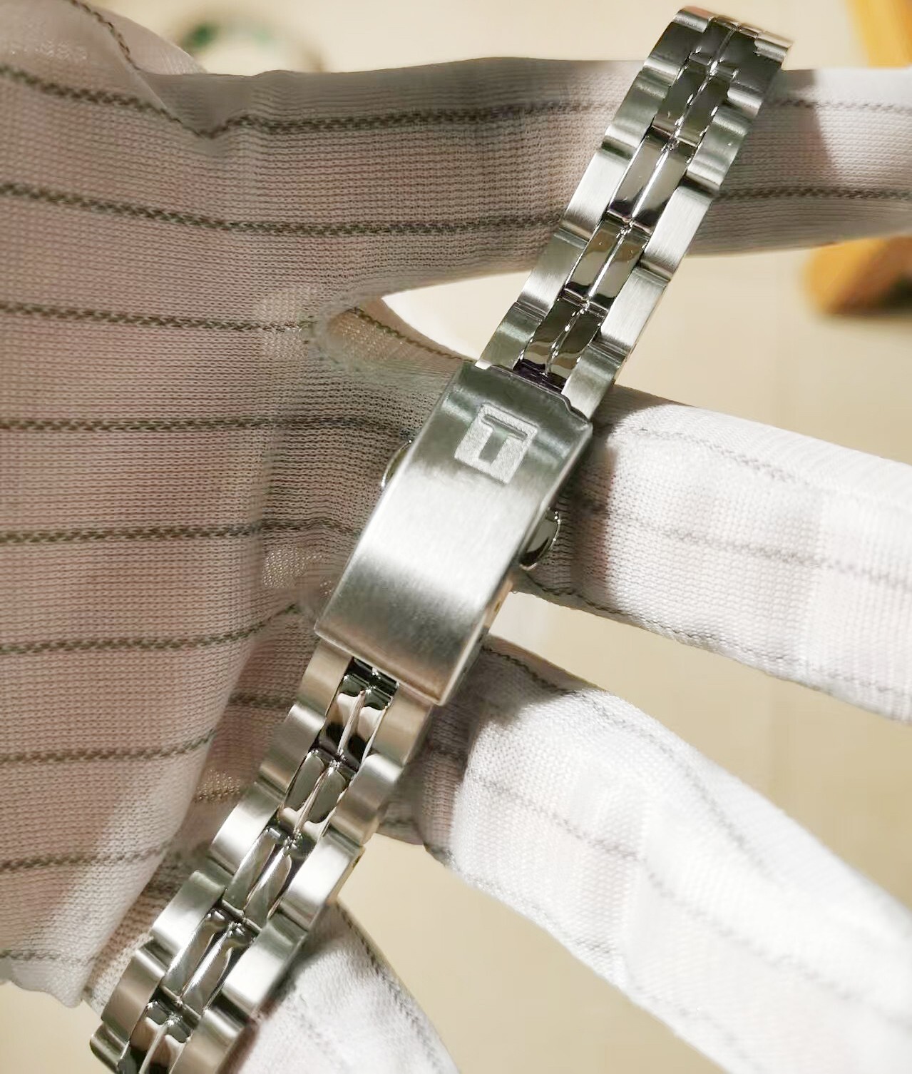 12&19mm Stainless Steel Bracelet Watch Band for Tissot PR100 T049 410/407/210A