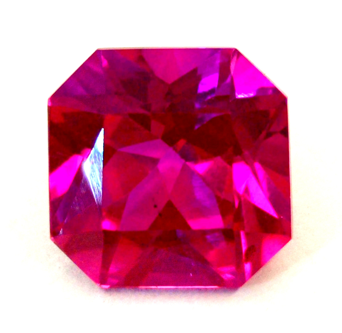 Natural Pink Sapphire 12-14 Ct Certified Asscher Cut Loose Gemstone RK271