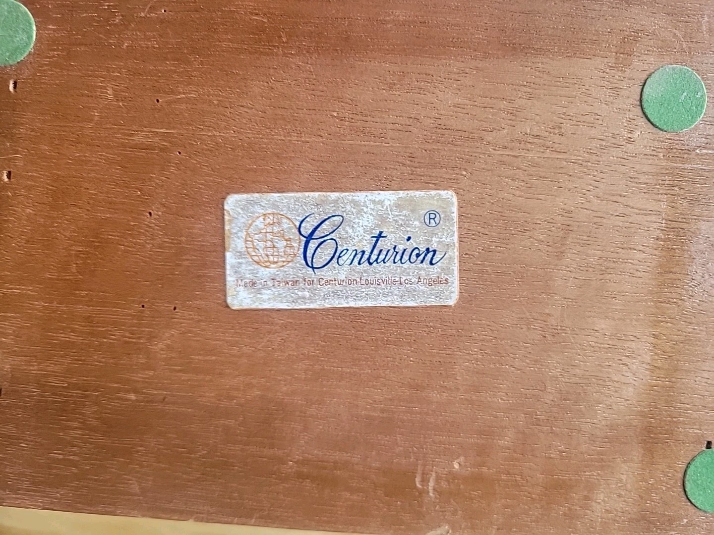 Vintage Wood Centurion Jewelry Box Imports Taiwan Velvet Lined 1970’s