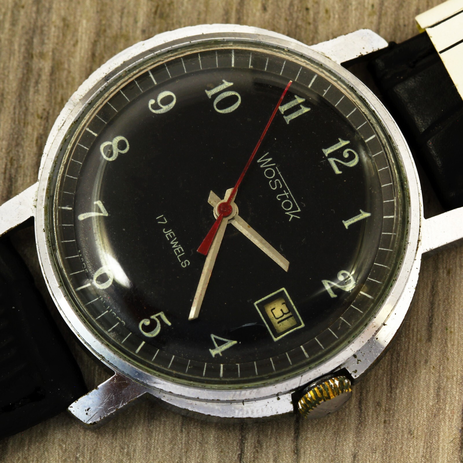 Original wostok vostok USSR Soviet mechanical watch caliber 2214 date Export