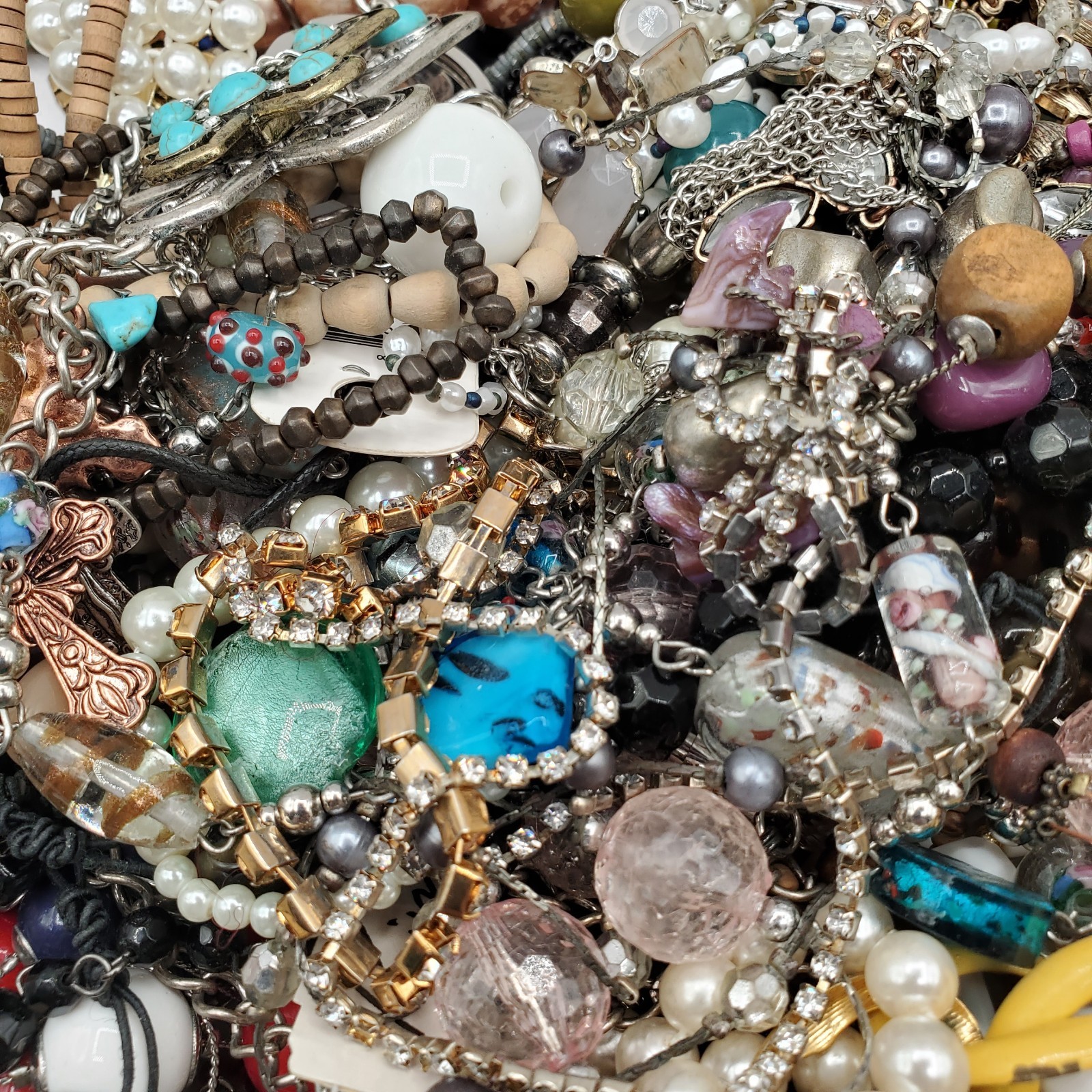 5 Pounds Vintage to Modern Costume Mystery Jewelry Junk Tangled Estate Lot