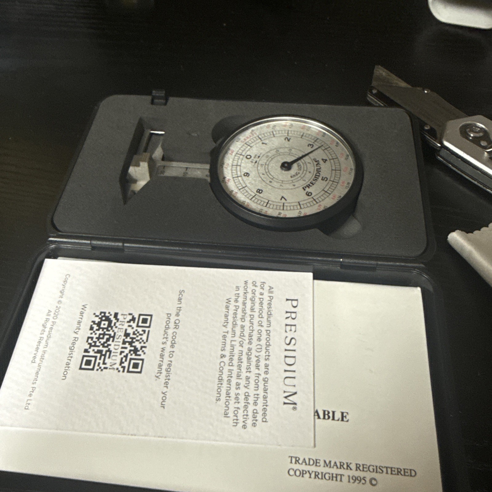 Presidium Dial Gauge PDG Diamond and Gemstone Measurement Weight Estimator