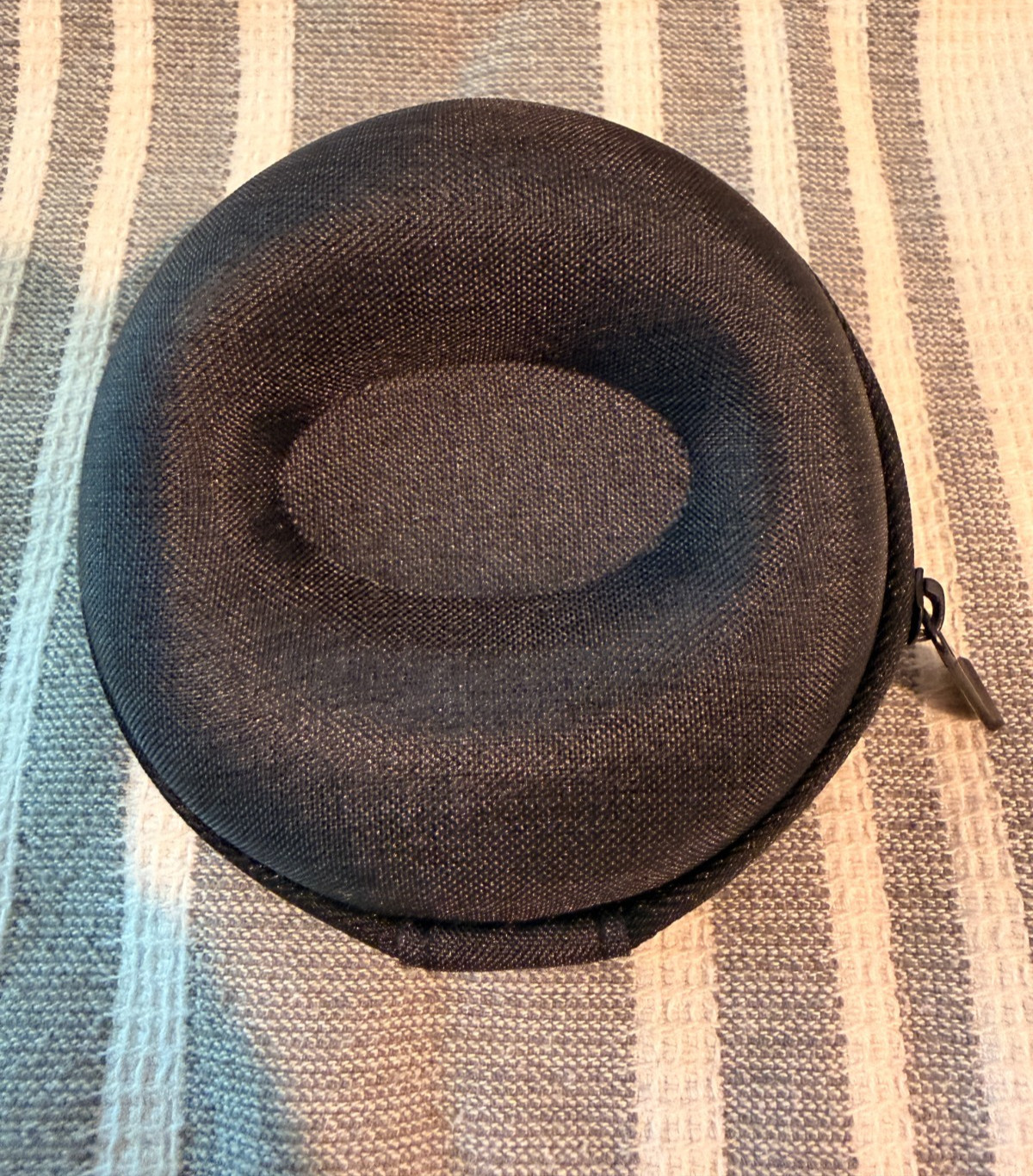 Authentic Tag Heuer Black Gray Compact Hard Travel Case Carrying Storage Pouch