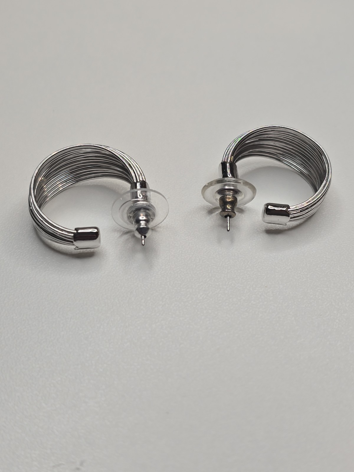 Luv AJ Canyon Hoop Earrings, Stacked Wire Design Women’s Fashion Jewelery