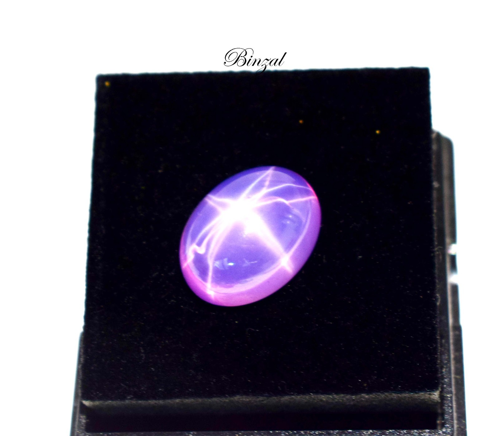 16ct Lavender Pink Purple Star Ruby 6 Ray Star Ruby Cabochon Star Loose Gemstone
