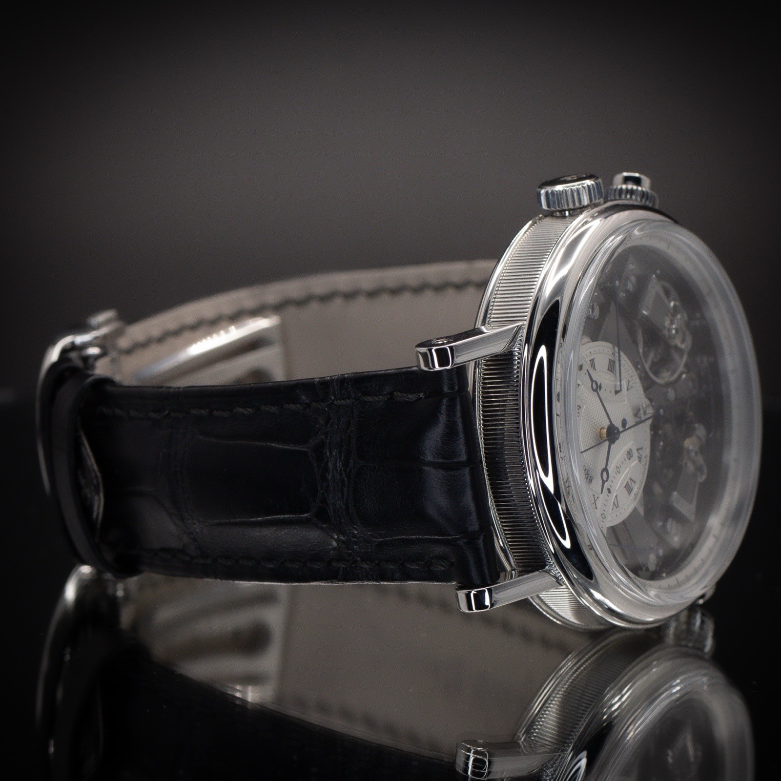 BREGUET Tradition Chronographe Indépendant 7077 18K WG | 7077BB/G1/9XV Full Set