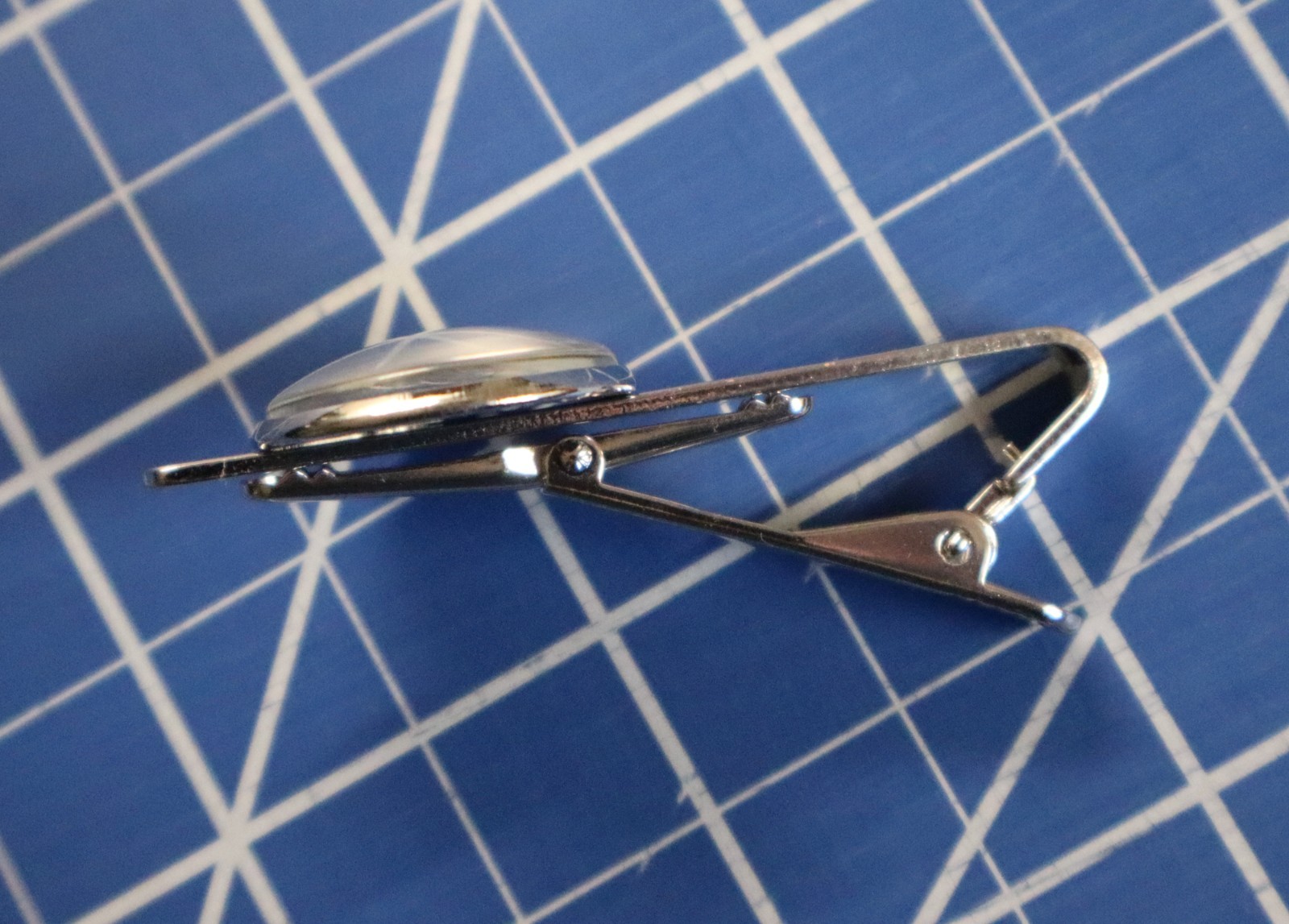 Sunset Paradise Brass Tie Clip | Men’s Novelty Tie Bar TC162
