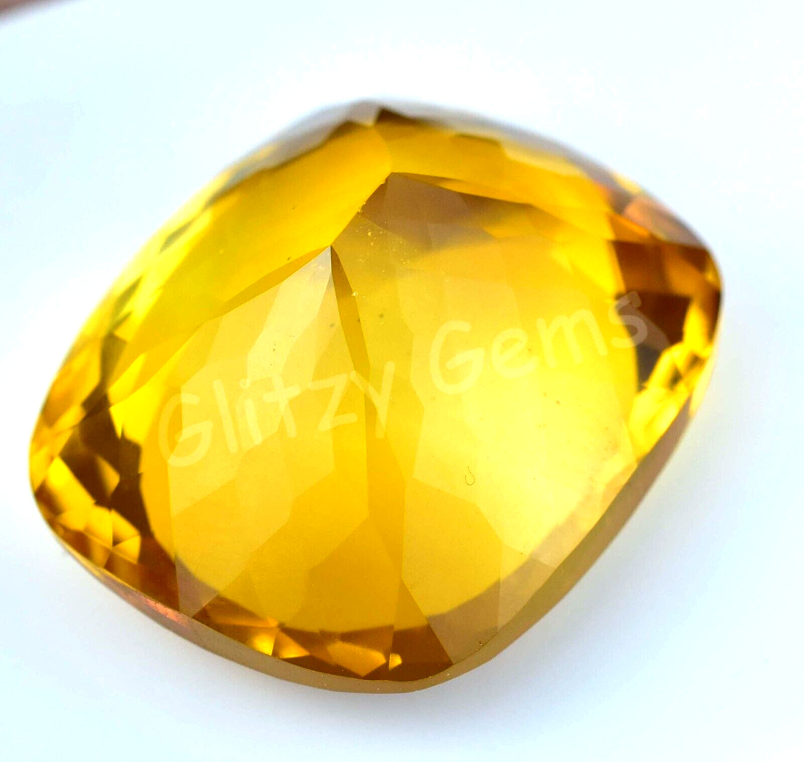 Natural Big Size Bi-Color (Yellow) Tourmaline 66.1 Ct Cushion Certified Gemstone