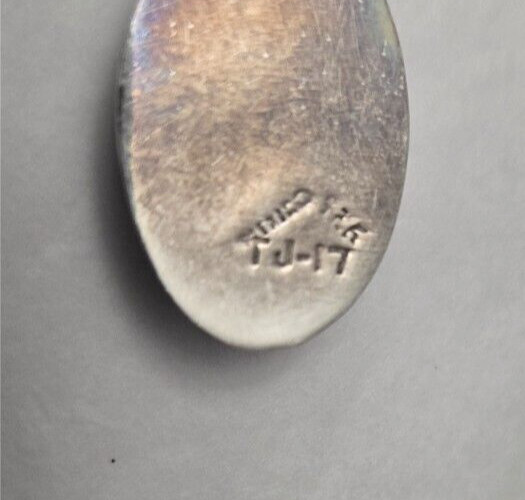 Mexico? J-17 925 Sterling Silver Oval 1 x 1/2″ Pendant Jasper? 3 Grams